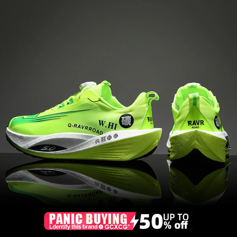 Running Shoes Speciality Carbon Board Marathon Men Sports Breathable Lightweight Women's Comfortable Athletic Nonskid Sneakers