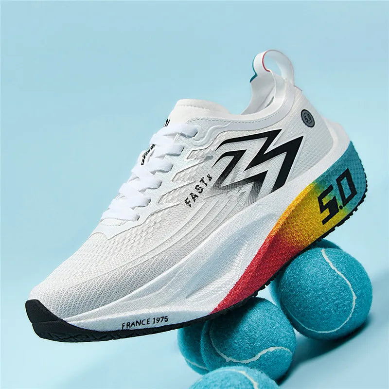 Running Shoes Carbon Board Speciality Marathon Men Sports Breathable Lightweight Women's Comfortable Athletic Nonskid Sneakers