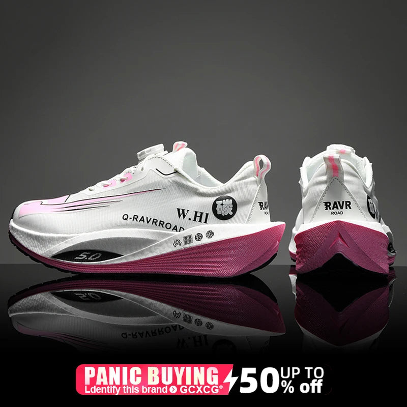 Running Shoes Speciality Carbon Board Marathon Men Sports Breathable Lightweight Women's Comfortable Athletic Nonskid Sneakers