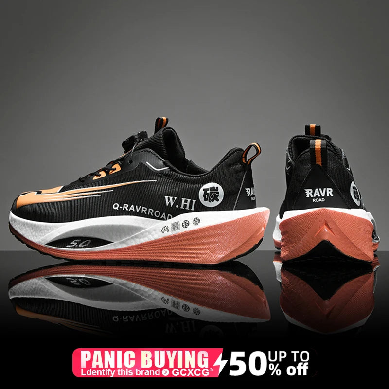 Running Shoes Speciality Carbon Board Marathon Men Sports Breathable Lightweight Women's Comfortable Athletic Nonskid Sneakers