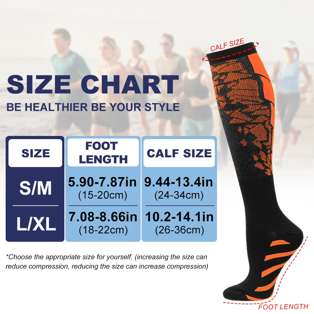 Sports Compression Socks for Women and Men